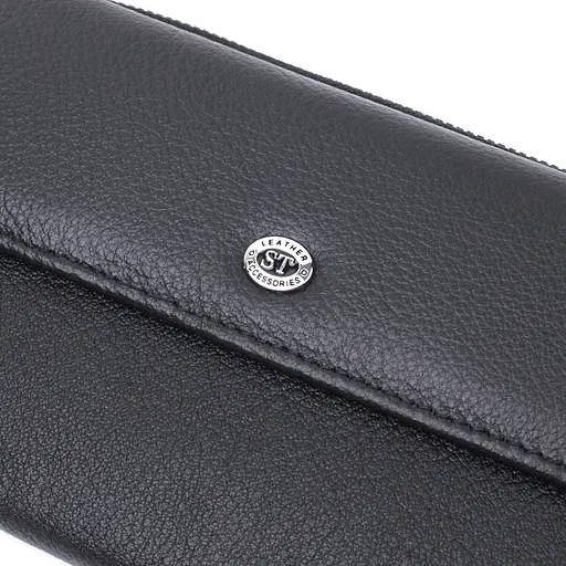 Жіночий шкіряний гаманець ST Leather 19.5х10.5х2 см acs0029413 - фото 5