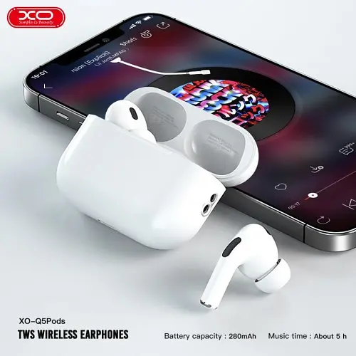 Навушники бездротові XO Q5 Pods bluetooth headset білі - фото 2