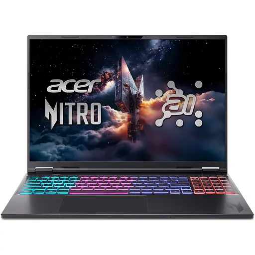 Ноутбук Ігровий Acer Nitro 16S AI AN16S-61-R7LG AI 9365 la 50GHz,IPS,32GB DDR5,1TB,RTX 5060 8GB,Без ОС