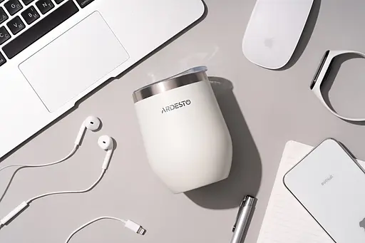 Термокухоль Ardesto Compact Mug 350 мл білий - фото 3
