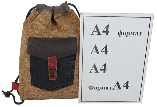 Сумка CoolPack ручной работы из хлопка и коры sum0027218 - фото 4