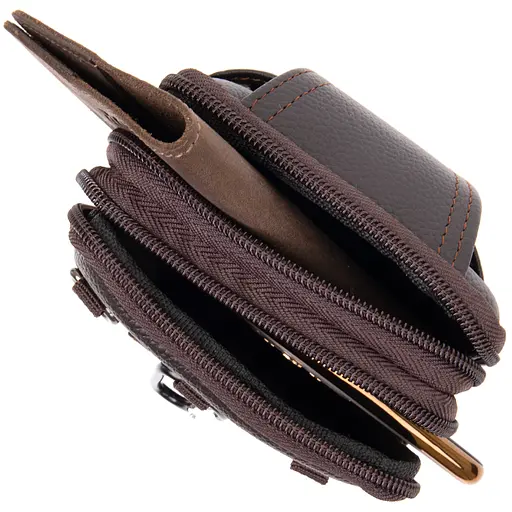 Кожаная сумка мужская Vintage 11х17,5х3,5 см sum0013967 - фото 4