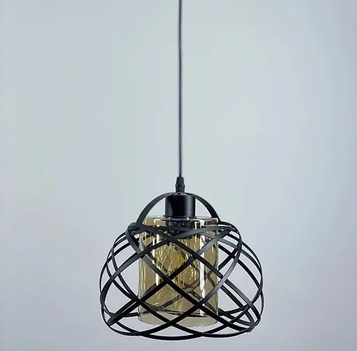 Оригінальний світильник з янтарним або графітовим плафоном Line.F Колір плафона Графітовий - фото 2