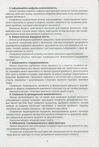 Фізична культура в школі. Навчальна програма для 10-11 класів. - фото 6