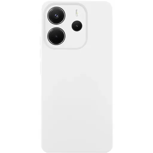 Чехол Lakshmi Silicone Cover Full Camera (AA) для Xiaomi Redmi Note 14 4G (Int. version) Белый / White