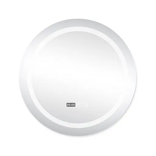 Дзеркало Qtap Mideya 600x600 (DC-F803) з LED-підсвічуванням та антизапотіванням QT2078F803W, Білий - фото 4