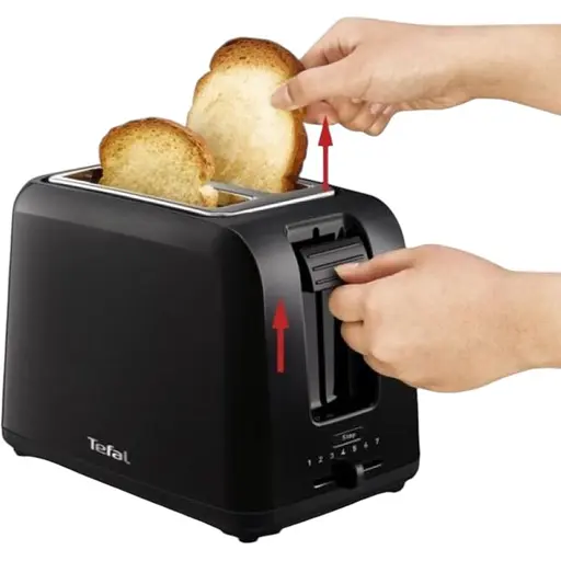 Тостер Tefal Vita, 800Вт, пластик, чорний - фото 3