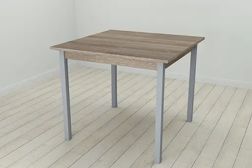 Стіл кухонний Ferrum-decor Дієго 75x80x80 Сірий ДСП Сонома Трюфель 16мм (FRD-106307) - фото 5