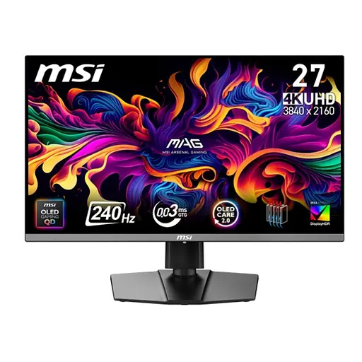 Монитор 27" MSI MAG 272UP QD-OLED X24 UHD OLED 240Hz (MAG 272UP QD-OLED X24) - фото 1