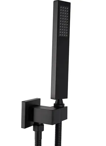 Душова система прихованого монтажу Rea Davis з термостатом black REA-P6357, Чорний - фото 4