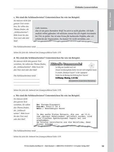 Fit furs Goethe-Zertifikat A1 Start Deutsch 1 mit Audio-CD - фото 2