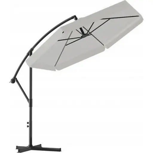 Садовый зонт GardenLine GAO5316 Banana с LED подсветкой Gray [144793] - фото 2