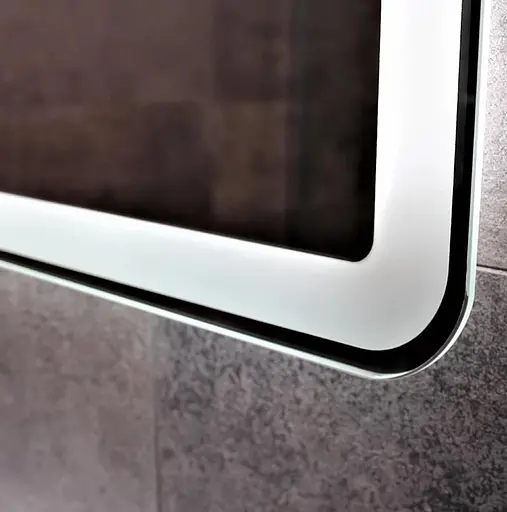 Дзеркало Dusel DE-M3051 75x120 см Збільшувальна лінза + сенсорне включення + підігрів, Білий - фото 3