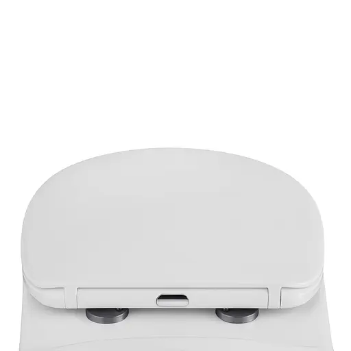 Унитаз подвесной Kroner KRP-A534UF Rimless 410x355x555 мм, сиденье Slim Duroplast/Soft-close/Quick relase, Белый - фото 7