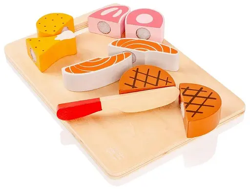 Набір іграшок Пікнік Viga Toys 50980 Дерев'яні іграшки продукти - фото 2