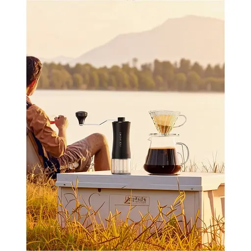 Ручна кавомолка Circle Joy Coffee Grinder CJ-SMDJ01 Black [129239] - фото 5