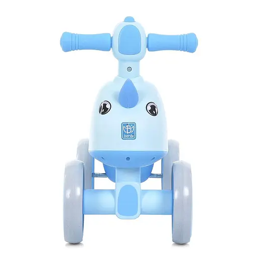 Каталка-толокар Bambi M 5856E-12 з музикою, світлом, EVA-колесами, рогом, до 25 кг, блакитний - фото 4