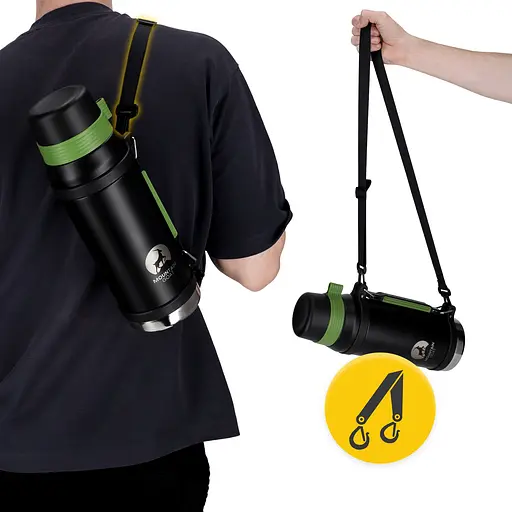 Термос Mountain Goat 2 л Black (P-5905973403832) - фото 8