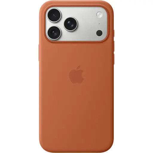 Чехол Silicone Case with Button, Animation & MagSafe для Apple iPhone 17 Pro Max Terra Cotta AAA (149949) - фото 2