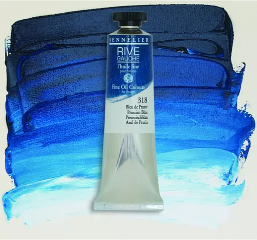 Масляная краска Rive gauche 40 мл, Прусский синий (Prussian Blue) - фото 2