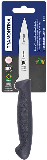 Нож для овощей Tramontina Profissional Master grey 76 мм kuh0015731 - фото 2