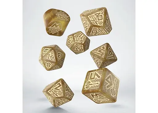 Набір кубиків Dwarven Dice Set: Gold , 7 шт. (RDWA08) - фото 2