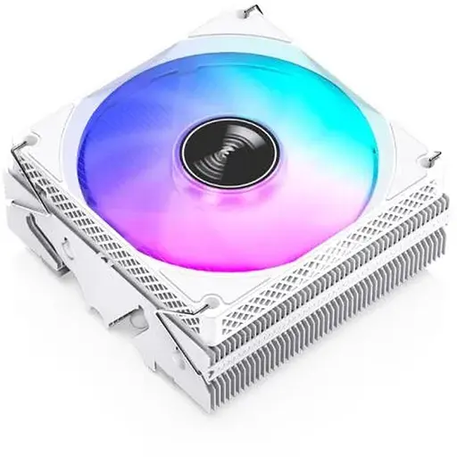 Кулер для процесора Jonsbo HX4170D, White, алюміній/мідь, 1x92 мм RGB, PWM, для Intel 115x/1200/1700, AMD AMx/FMx