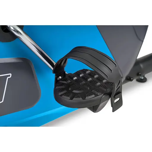 Горизонтальный велотренажер Hop-Sport HS-035L Solo синий - фото 9