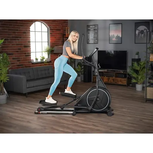 Орбитрек Hop-Sport HS-160CF Stage электромагнитный серый - фото 3