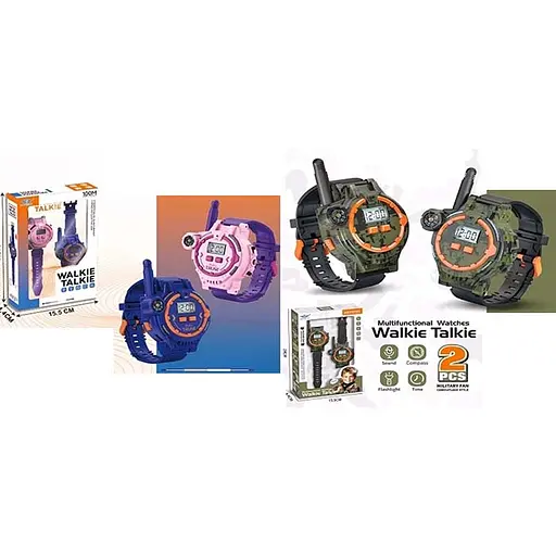 Рація, 24 см, 2 шт., годинник, акумулятор, компас, LZ060 - фото 5