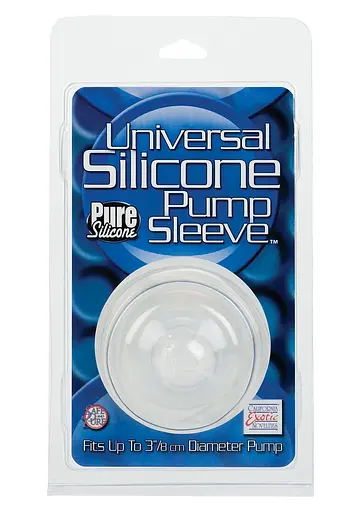 Насадка на помпу для пениса CalExotics Universal Silicone Pump Sleeves 6 см прозрачный - фото 6