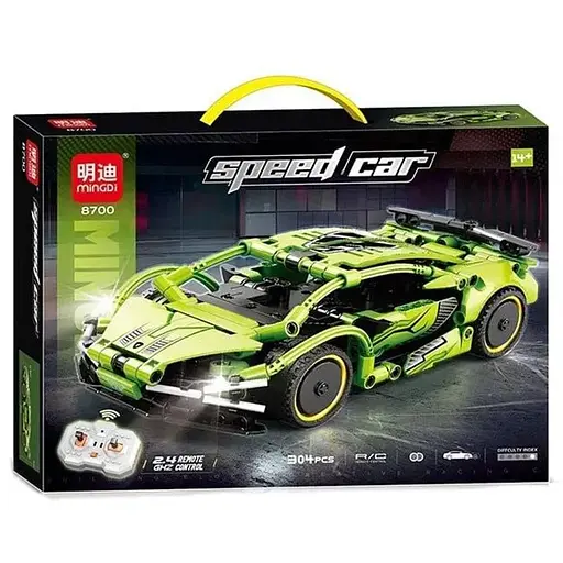 Конструктор спорткар на радіокеруванні Mingdi Engineering Car Машина з пультом керування для дітей - фото 2