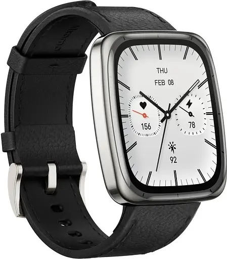 Смарт-часы Amazfit Active 2 Square Black Leather (W2440GL3N) - фото 3
