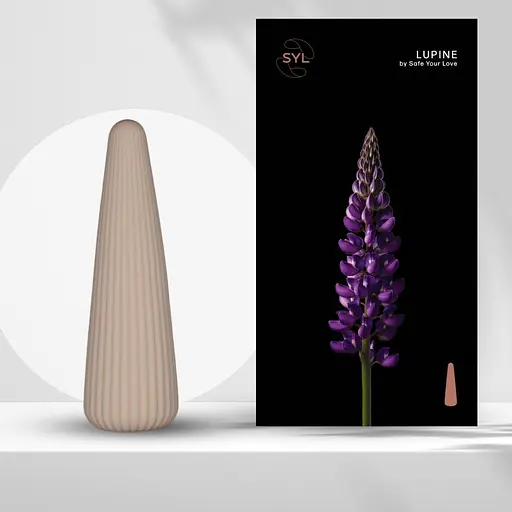 Вибратор SYL Lupine компактный проводник в мир удовольствия Milk - фото 4
