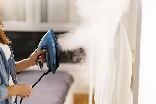 Gorenje Утюг-парогенератор, 3000Вт, 1500мл, паровой удар -160гр, дисплей, керам. подошва, синий - фото 5