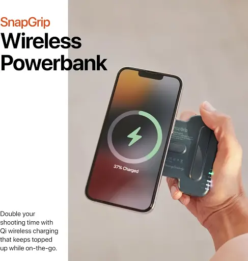ShiftCam SnapGrip держатель камеры для мобильного телефона с беспроводной кнопкой спуска затвора магнитное - фото 5