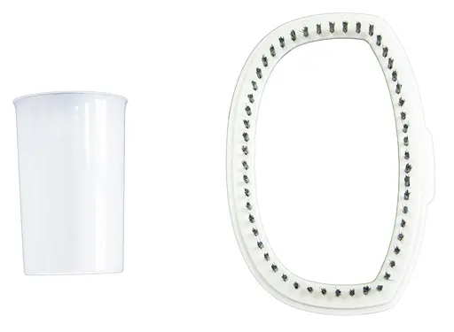 Хороший паровий ручної праска щітка Rainberg RB-6316 відпарювач для одягу будинку і штор c насадками - фото 6