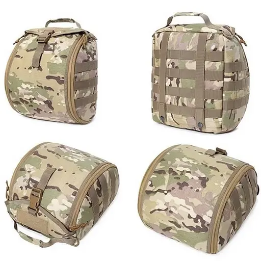 Сумка подсумок Mil-Tec для шлема с креплением Molle (Мультикам) - фото 7