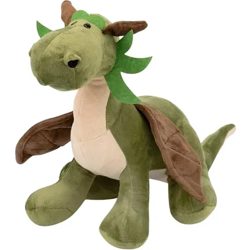 Мягкая игрушка Дракон Jingrongwanju JR52624 Зеленый (2000990384324) - фото 1