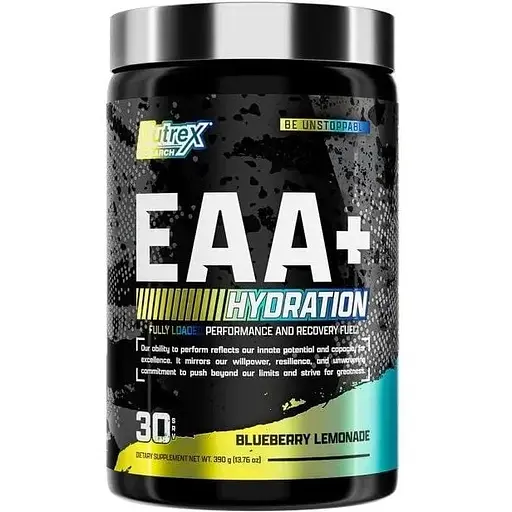 Амінокислота Nutrex Research EAA+ Hydration, 390 грам - Чорничний лимонад