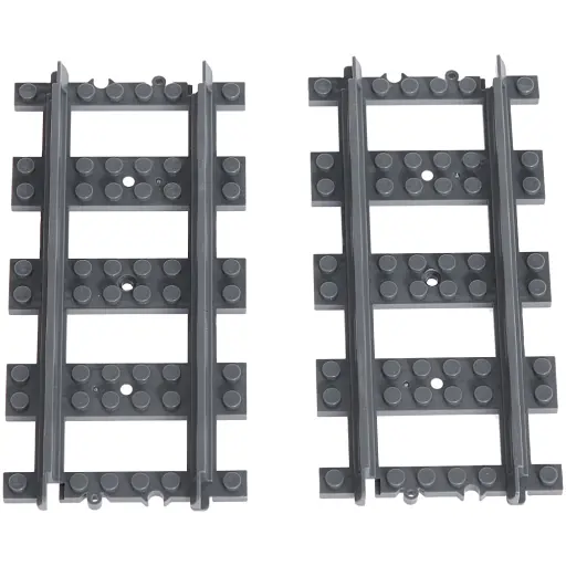 Конструктор Zipp Toys Поезд DF2159 с рельсами, зеленый - фото 5