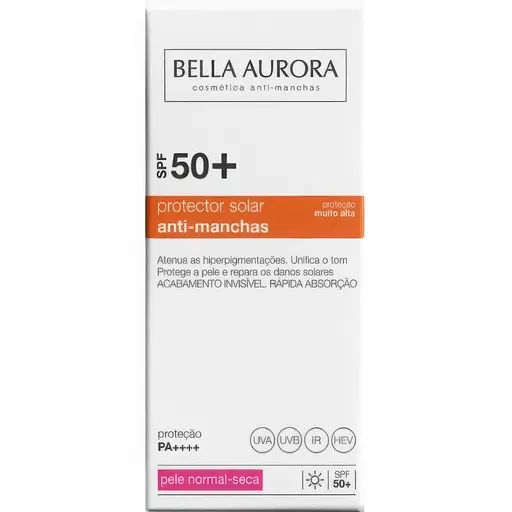 Флюїд Bella Aurora сонцезахисний від пігментних плям SPF50+ для нормальної сухої шкіри 50 мл - фото 1