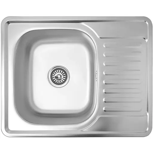 Кухонная мойка Kroner KRP Satin - 6350 (0,8 мм) (CV022779) - фото 1