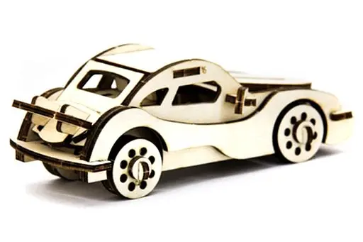 Дерев'яний конструктор Порше 43 деталі - фото 3