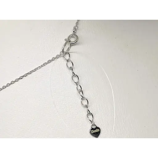 Срібне кольє Qvaliz Сердечки. 908-01230 38 - фото 3