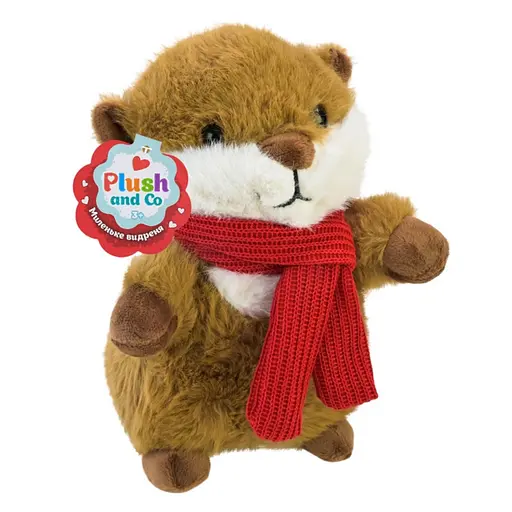 Дитяча м'яка іграшка "Видреня" Plush and Co PLC25008-4, 15х20х22 см - фото 1