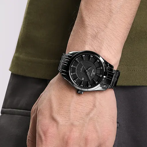 Наручний годинник чоловічий Naviforce Perfect Чорний (3109) - фото 9