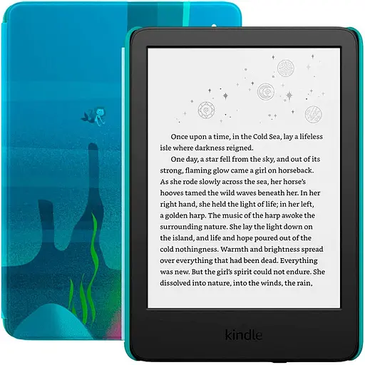 Электронная книга Amazon Kindle Kids 11th Gen 16GB 2022 Black with Ocean Explorer Cover [88816]