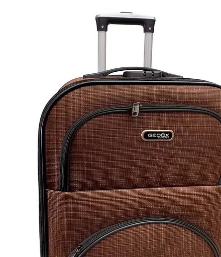 Валіза тканинна (Impertex) Середній (М) Водонепроникна на 4 Подвійних Колесах 70 л Розширенням TK005-М - фото 2