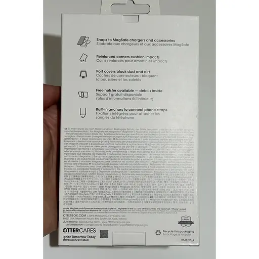 Чохол протиударний для iPhone 16e/15/14/13 OtterBox Defender MagSafe Black 77-97310 - фото 4